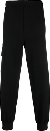 Neil Barrett cargo-pocket tapered trousers - men - Polyamide/Viscose/Elastane - M - Black