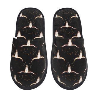 Generic Hotel Slippers Western Cowboy Cool Non-Slip Slippers Cozy Cotton Slipper For Guest Room Indoor Travel L