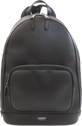 Burberry Black Leather Backpack (Pre-Owned)
