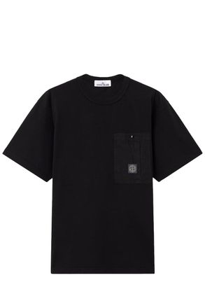 Stone Island S0115 POCKET T SHIRT Size: XL, colour: BLACK
