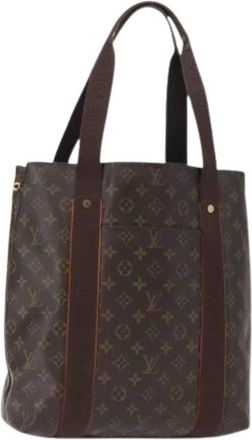 Louis Vuitton Pre-owned Tote Bags, female, Brown, Size: ONE SIZE Pre-owned Canvas Tote