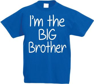 Edward Sinclair 2-3 Years Classic Range Royal Blue Tshirt Im The Big Brother with White Print