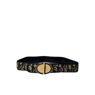 Dior Pre-owned Belts, female, Multicolor, Size: ONE SIZE Pre-owned Oblique Monogram Belt