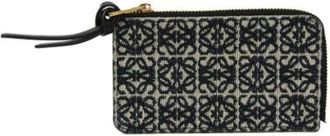 Loewe Pre-owned Wallets, female, Beige, Size: ONE SIZE Pre-owned Cotton Wallet