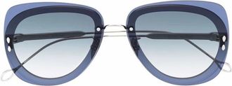 Isabel Marant Zonnebril - Dames - Zonnebrillen - Blauw - 62 MM - Accessoires