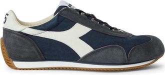 Diadora Canvas Heritage Sneakers Stone Wash Blue - Heren - Sneakers - Blauw - 40 EU - Leer - Schoenen