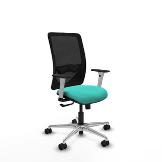 Piqueras y Crespo Silla De Oficina Piqueras Y Crespo Zulema Negro Cuero Sint&eacute;tico