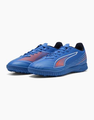 Puma Mens 6 Match Adults Astro Turf Football Boots - Blue/Multi - Size: 11.5
