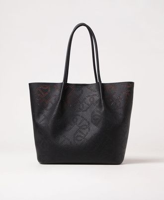 Twinset Borsa Oval T Twinset in pelle sintetica con logo traforato