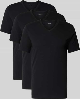 Calvin Klein Underwear T-Shirt mit elastischem Logo-Bund im 3er-Pack in Black, Gr&ouml;&szlig;e L
