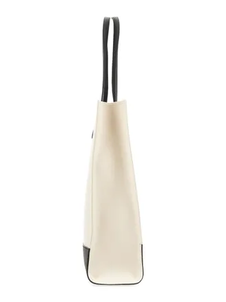 Bally Womens Tote Bag Keep On White Leather Shoulder