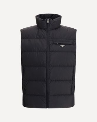 Prada Re-nylon Down Vest Male 50
