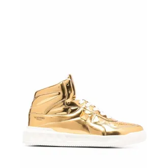 Valentino Mens Gold Tone Sneakers, US Size 7