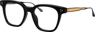 Linda Farrow Stijlvolle Optische Bril door Evans - Dames - Brillen - Zwart - 50 MM - Accessoires