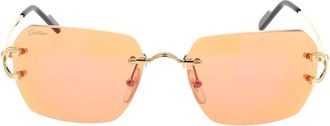Cartier Zonnebril - unisex - Zonnebrillen - Geel - ONE Size - Accessoires