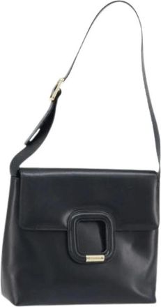 Gucci Pre-owned Vintage Schoudertas - Dames - Vintage Schoudertas - Zwart - ONE Size - Leer - Vintage