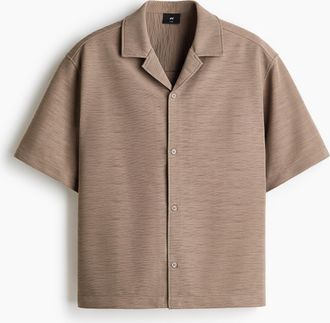 H&M Freizeithemd in Loose Fit - Beige