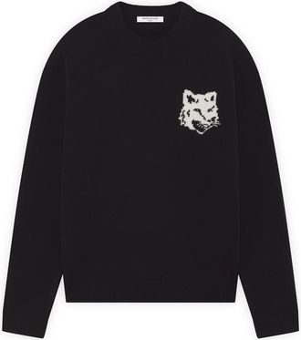 Maison Kitsuné Fox Head Intarsia Comfort Jumper