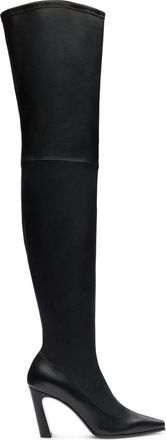 Stuart Weitzman Ultrastassi Over-the-Knee Boot 85 - Dames - Schoenen - Zwart - Maat: 40 1/2 EU Leer