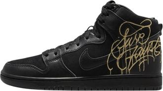 Nike Fitness, Heren, Zwart, 36 EU, SB Dunk High Faust