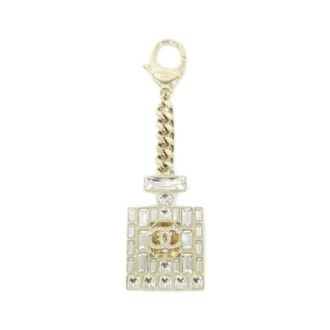 Chanel Pre-owned Jewellery, female, Yellow, Size: ONE SIZE Pre-owned Keyring