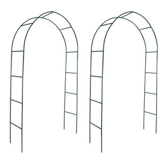 vidaXL xidaXL Garden Arch 2 pcs Climbing Plants, 40776