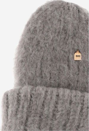 Myssyfarmi Womens Wool Beanie Hat Light Gray