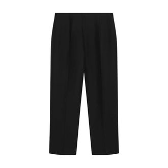 Toteme Wide Trousers, female, Black, Size: M Slim Evening Trousers