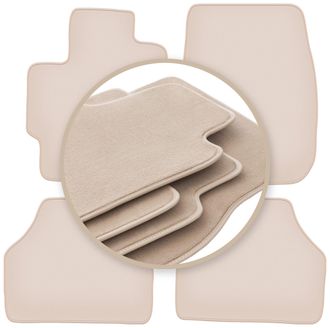 OEM Alfombrillas Premium Beige Para: Mazda Premacy I Monovolumen 1999-2005