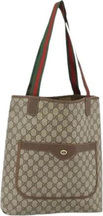 Gucci Pre-owned Tote Bags, female, Beige, Size: ONE SIZE Pre-owned Tote Bag