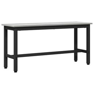 vidaXL Banca De Comedor Gris Sonoma 100 X 32,5 X 48,5 Cm Vidaxl