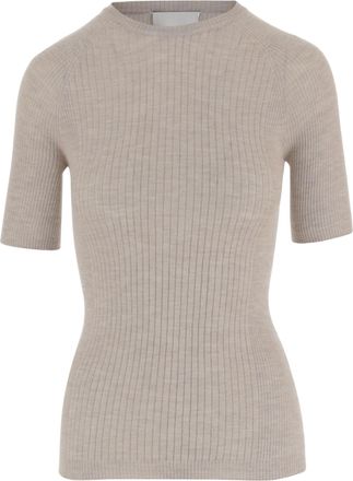 SA SU PHI Cashmere Blend Ribbed T-Shirt