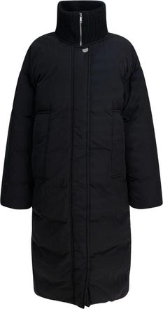 Max Mara funnel-neck Casarsa coat - women - Polyamide - 38 - Black