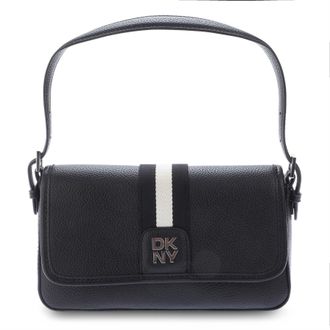 DKNY Accessories DKNY Carol Shoulder Bag in Black Silver