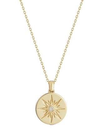 Ember Fine Jewelry 14K 0.02 Ct. Tw. Diamond Necklace