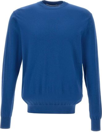 People of Shibuya Truien & Vesten, Heren, Blauw, L, Katoen, Zoubrighton Ronde Hals Trui