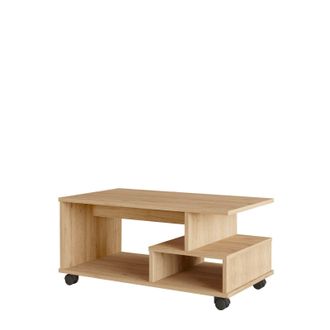 Habitat et Jardin Tavolino In Legno min9 - 90 X 51 X 42 Cm - Beige