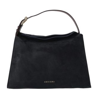 Orciani Trinity M Midi Shoulder Bag - - Bags - Donna - Blu - ONE SIZE
