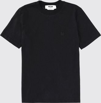 Msgm T-shirt in cotone con mini logo Msgm