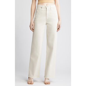 AG - Adriano Goldschmied Kora High Waist Wide Leg Jeans in Opal Stone at Nordstrom Rack, Size 23