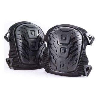 OEM Rodilleras Profesionales, Acolchado De Espuma Ultrarresistente, C&oacute;moda Almohadilla De Gel, Clips De Sujeci&oacute;n F&aacute;ciles De Ajustar, Color Negro, 1 Par