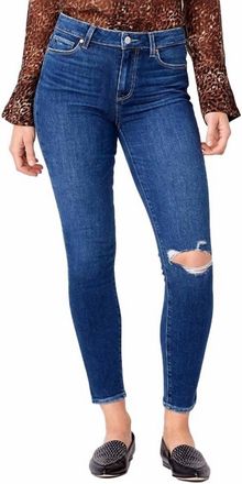 Paige Hoxton High-Rise Skinny Jeans In Samba Destructed