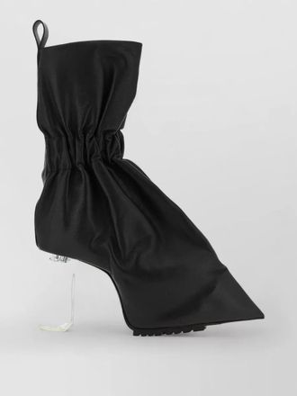 Rick Owens leather cuffed ankle boots