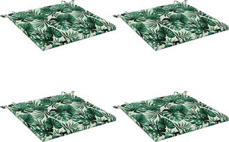 vidaXL Cojines De Asiento De 4 Piezas Soest 4 Uds. 100% Poli&eacute;ster Vidaxl