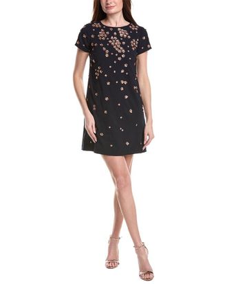 Adrianna Papell Short Sleeve Midi Dress