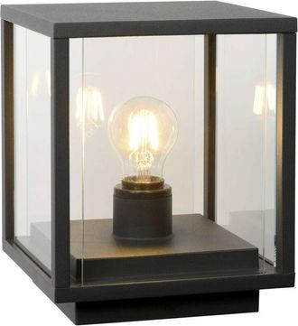 Lucide Lucide CLAIRE - Pedestal Light Outdoor - 1xE27 - IP54 - Anthracite