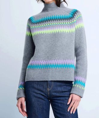 Lisa Todd Fireside Cashmere Sweater In Fog