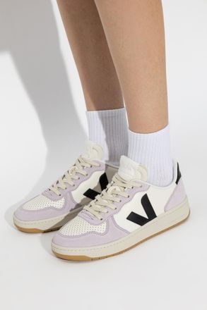 Veja Sports Shoes V-10 PRIME LEATHER, Womens, White