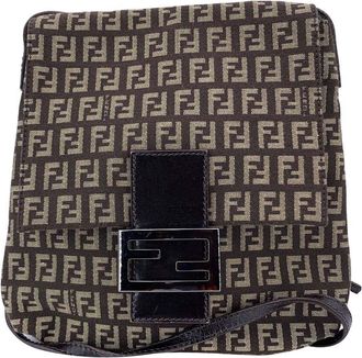 Fendi Fendi Ff Cloth Crossbody Bag (Authentic Pre-Loved)
