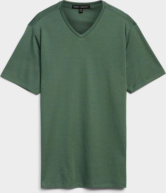 Robert Barakett Mens Luxurious Pima cotton V-neck T-shirt